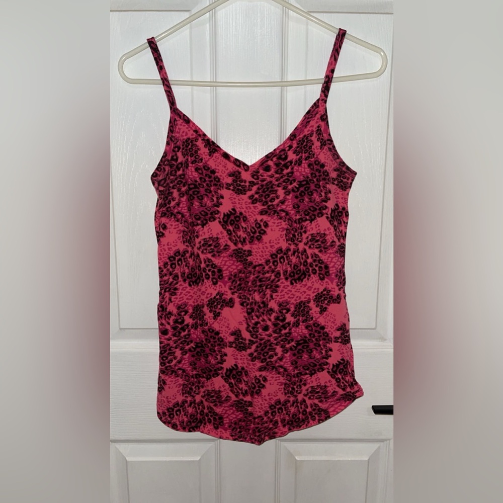 Pink cheetah print top